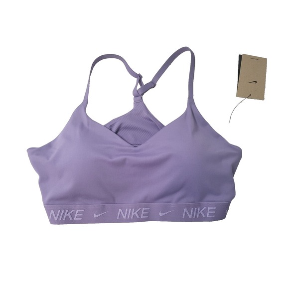 Nike Other - Nike Indy Dri-FIT Sports Bra Women's XL Purple Light Support Padded FD1062-527